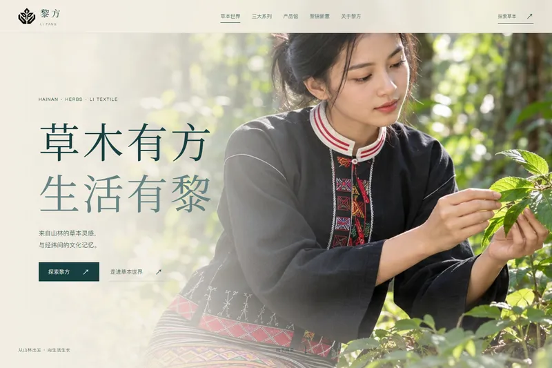 品牌网站 / 首页设计