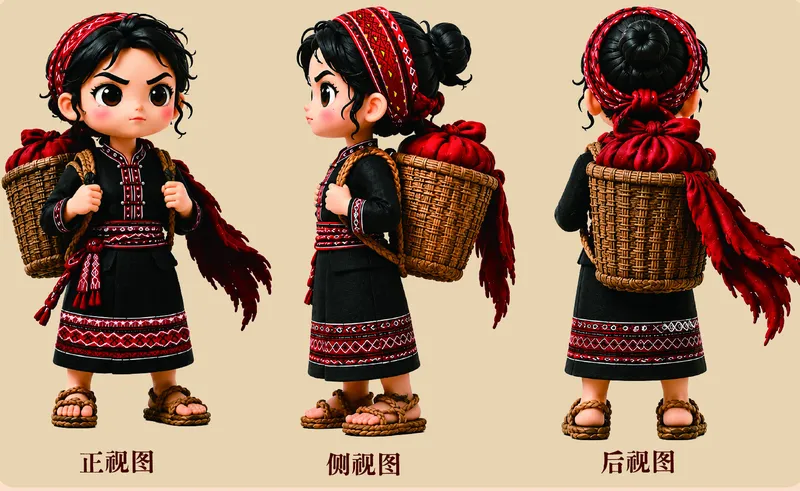 角色三视图