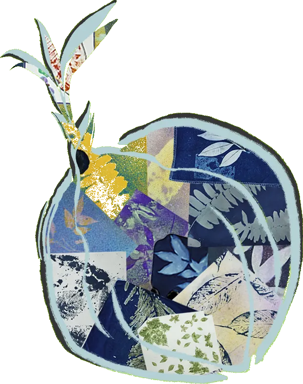 树叶画 / 植物形态与拓印